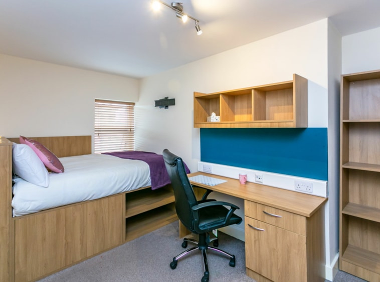 Student flats at the Jazz Bar in Preston, 2nd floor
