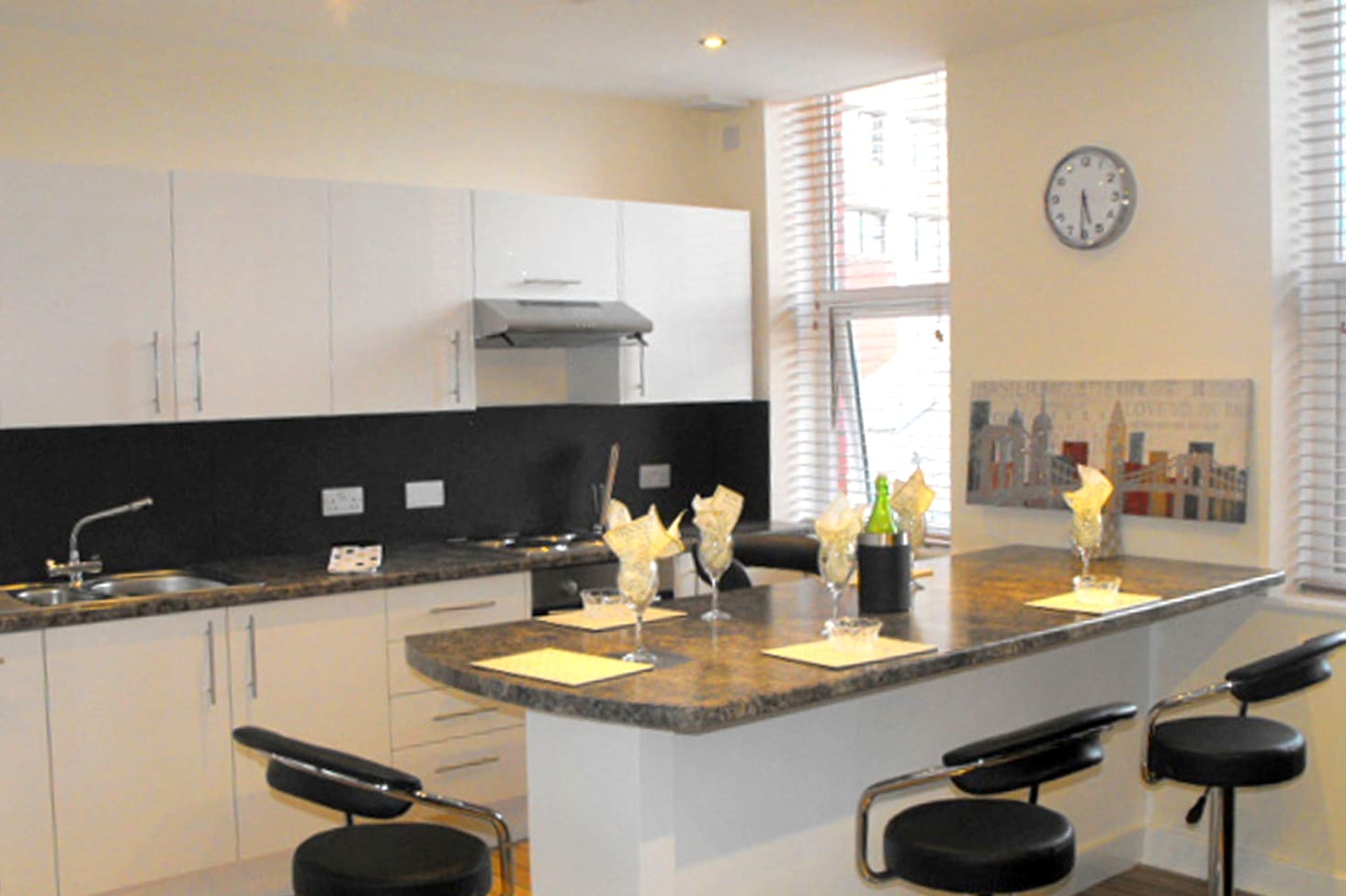 Student flats at the Jazz Bar in Preston, 2nd floor