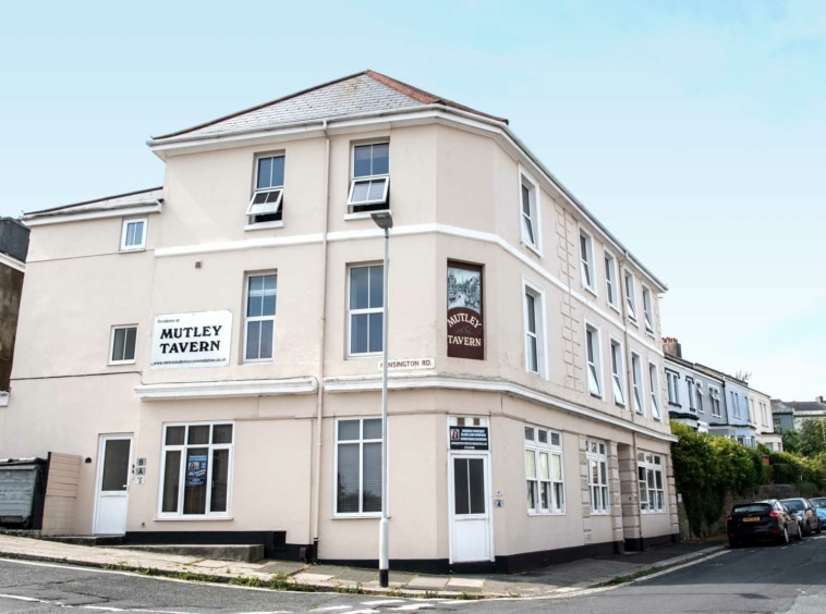 The Mutley Tavern student flats in Plymouth